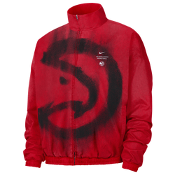 Men's - Nike NBA Dri-FIT GM Woven Loud Jacket - Amarillo/University Red/University Red