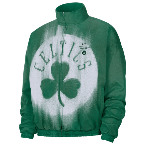 MENS - Nike NBA Dri-FIT GM Woven Loud Jacket - Clover/White