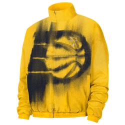 Men's - Nike NBA Dri-FIT GM Woven Loud Jacket - Amarillo/College Navy/White