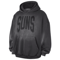 Men's - Nike Suns Wash Hoodie - Gray