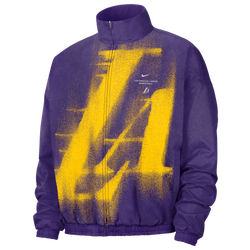 Men's - Nike NBA Dri-FIT GM Woven Loud Jacket - Field Purple/Amarillo/White