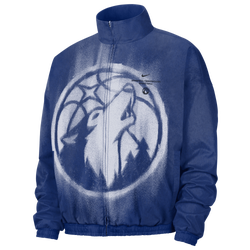 Men's - Nike NBA Dri-FIT GM Woven Loud Jacket - White/Rush Blue/White