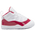 Jordan Retro 11 Crib Bootie - Boys' Infant White/Varsity Red/Black