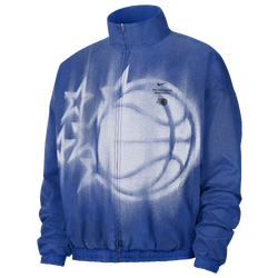 Men's - Nike NBA Dri-FIT GM Woven Loud Jacket - Game Royal/White/White