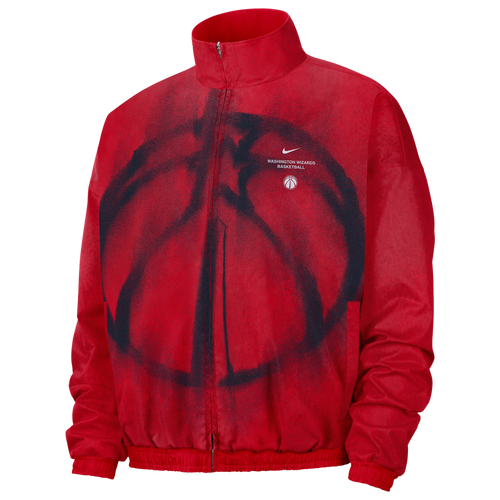 MENS - Nike NBA Dri-FIT GM Woven Loud Jacket - University Red/College Navy