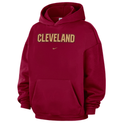Men's - Nike Cavaliers Wordmark Standard Issue Hoodie - Red