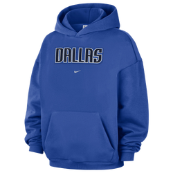 Men's - Nike Mavericks Wordmark Standard Issue Hoodie - Blue