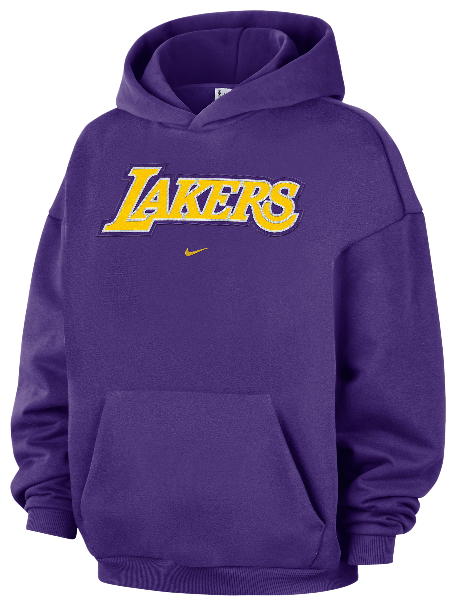 Nike Lakers Wordmark Standard Issue Hoodie - Men's