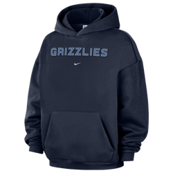 Men's - Nike Grizzlies Wordmark Standard Issue Hoodie - Navy