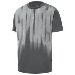 Men's - Nike NBA Game Theater Short Sleeve T-Shirt - Grey