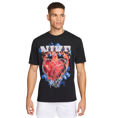 Nike Mens  Loose Oc Ee-x Heart T-shirt In Black