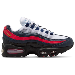 Boys' Grade School - Nike Air Max 95 BB SE WC - Challenge Red/Obsidian/Metallic Gold