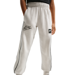Boys' Grade School - Nike Air Fleece Jogger - Light Bone/Black/Black