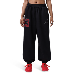 Women's - Jordan Brooklyn Fleece NG 26 Jogger Pants - Black/Red