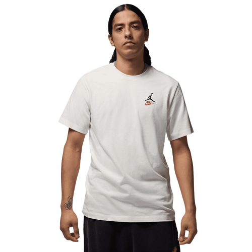Jordan Mens  Essential Oversize Short Sleeve Crew In Sail