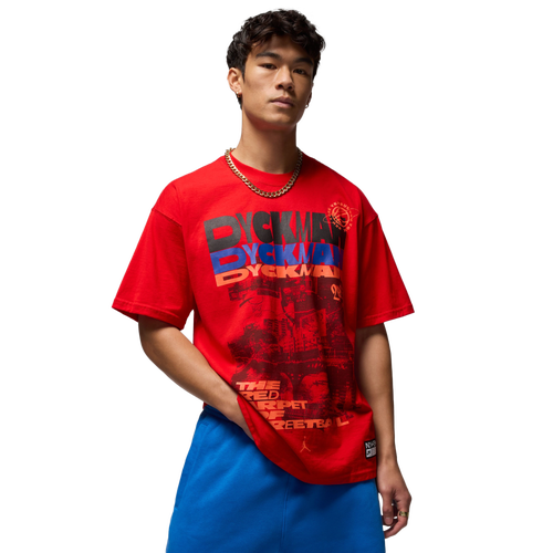 MENS - Nike NSW Max 90 NY 25 Short Sleeve T-Shirt DM - University Red/Black