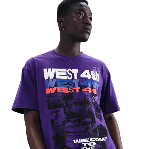 MENS - Nike NSW Max 90 NY 25 Short Sleeve T-Shirt W4 - Court Purple/White