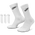 Nike Everyday Elevated Futura Crew Socks 3 Pack - Adult White/Black/White