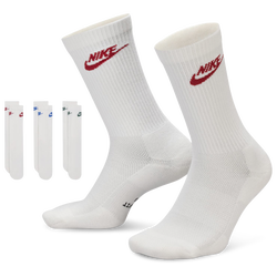Adult - Nike Everyday Elevated Futura Crew Socks 3 Pack - Team Crimson/Game Royal/Sail