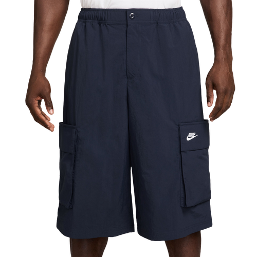  - Nike Club Oversized Cargo Shorts - White/Black