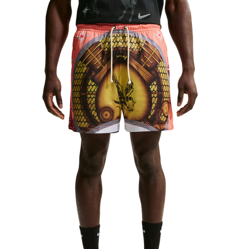  - Nike Flan Dri-FIT Practice Mesh 5" Shorts - Arctic Orange/Pale Ivory