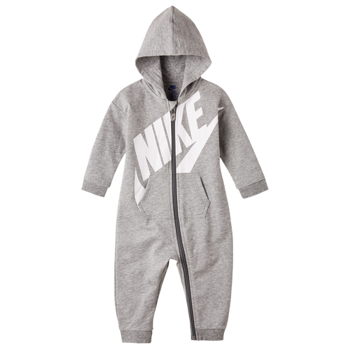 

Boys Infant Nike Nike Play All Day Coverall - Boys' Infant Grey/Grey Size 12MO