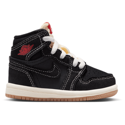 Boys' Toddler - Jordan 1 Retro High OG FC - Sail/Black/Red