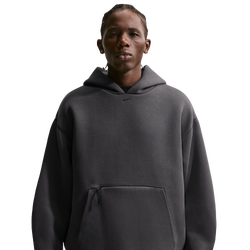 Men's - Nike Tech Ergo Pullover Hoodie - Gray/Black