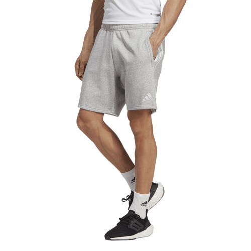 

adidas Mens adidas Tiro 23 Fleece Shorts - Mens Grey/White Size S