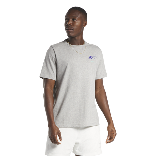 

Reebok Mens Reebok Basketball Court Top T-Shirt - Mens Medium Grey Heather Size M