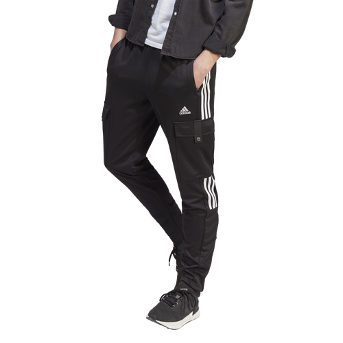 

adidas Mens adidas Tiro Cargo Pants - Mens Black/White Size M