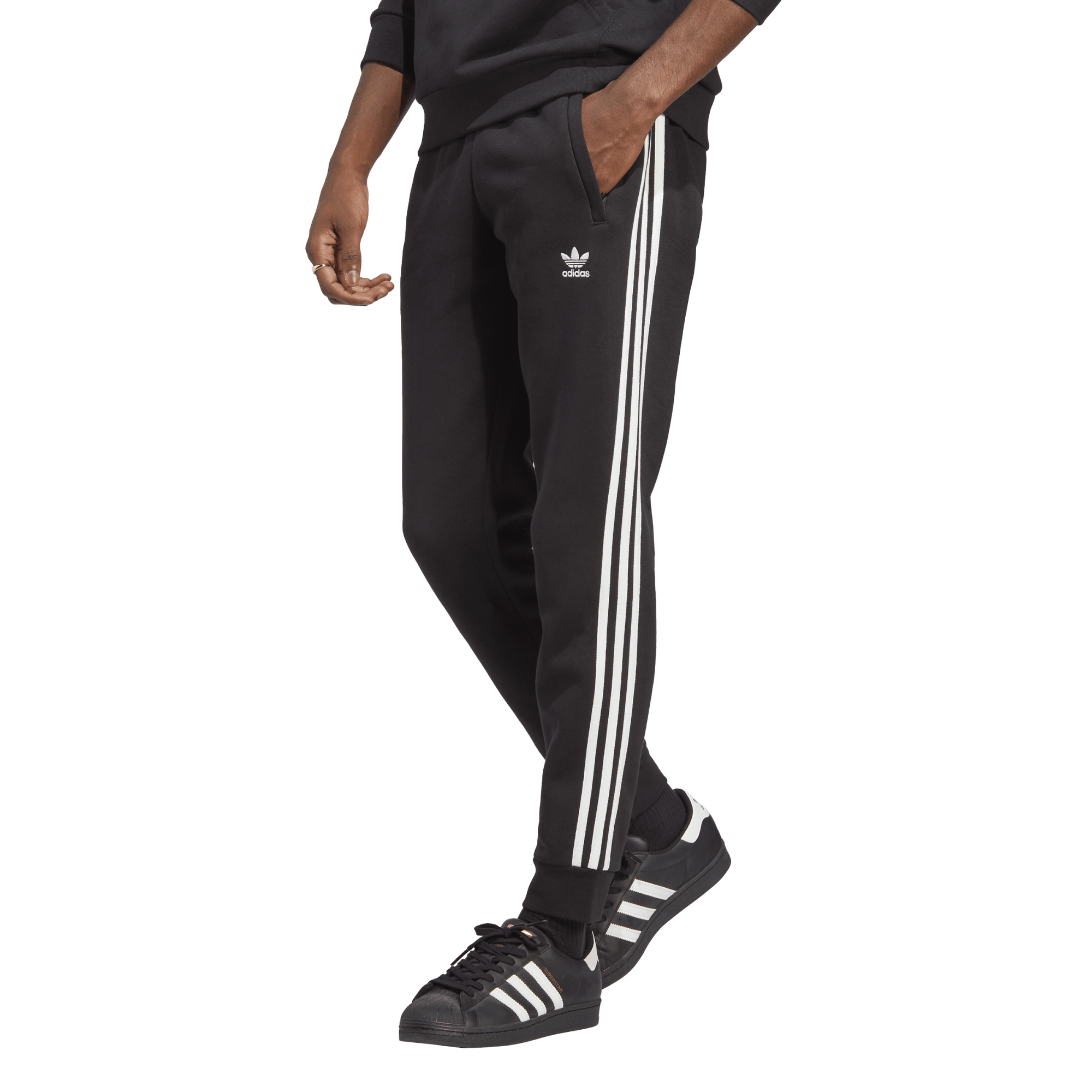 adidas striped track pants