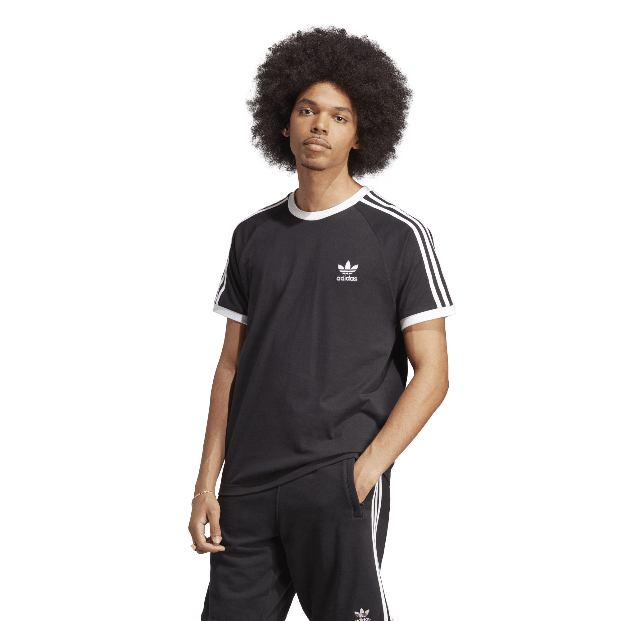 Adidas best sale tee stripes