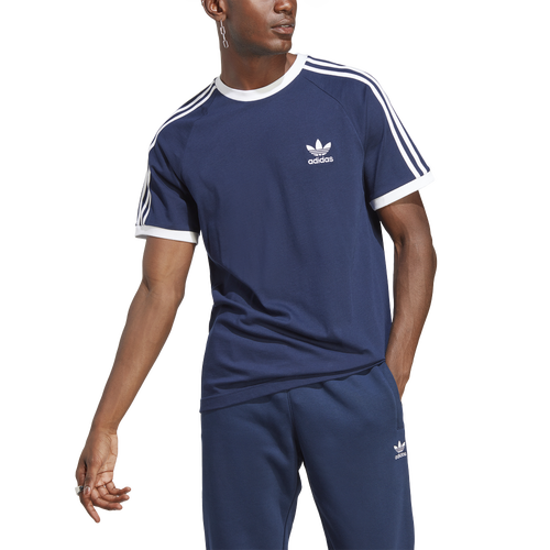 

adidas Originals Mens adidas Originals 3 Stripes T-Shirt - Mens Night Indigo Size M