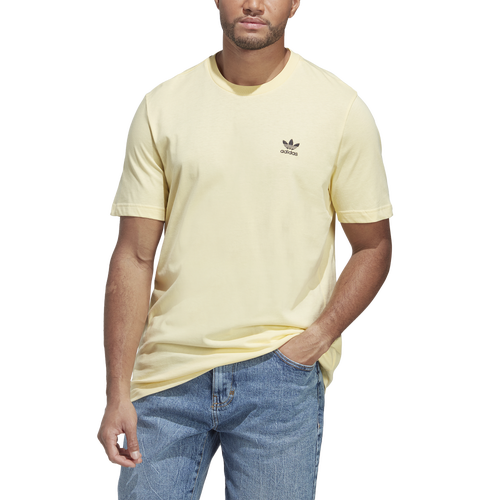 Adidas Originals Essentials 23 T-shirt In Almost Yellow/black