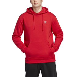 Men's - adidas Originals Essentials Hoodie - Better Scarlet/White