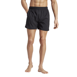 Men's - adidas Essentials Classics Swim Shorts - Black/Lucid Lemon