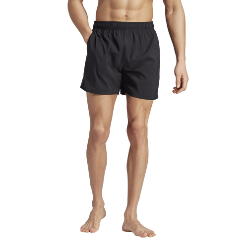 

adidas Mens adidas Essentials Classics Swim Shorts - Mens Black/Lucid Lemon Size S