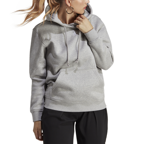 

adidas Originals Womens adidas Originals Essentials Hoodie - Womens Medium Heather Grey/Gray Size M