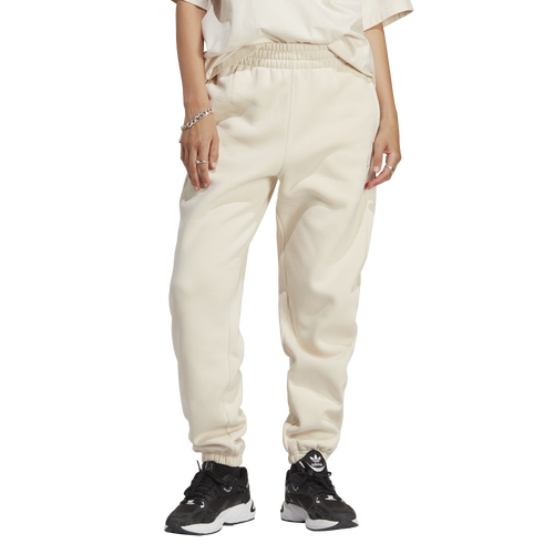 

adidas Originals Womens adidas Originals Essential Fleece Joggers - Womens Wonder White/Wonder White Size XL