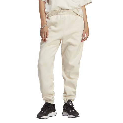 

adidas Originals Womens adidas Originals Essential Fleece Joggers - Womens Wonder White/Wonder White Size L