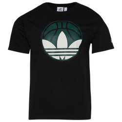 Men's - adidas Top Ten T-Shirt - Black/Green