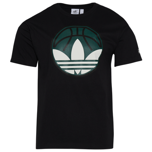 Adidas Originals Top Ten T-shirt In Black/green