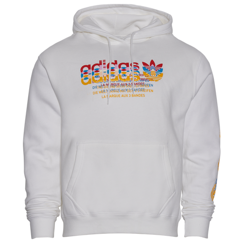 

adidas Originals adidas Originals Modern Varsity OGL Hoodie - Mens White/Multi Color Size L