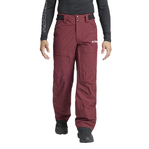 Adidas Originals Mens Adidas Terrex Xperior 2-layer Non-insulated Pants In Shadow Red