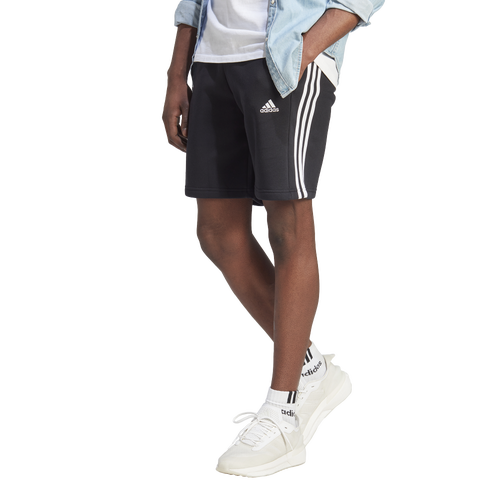 adidas Essentials Fleece 3 Stripes Shorts Foot Locker