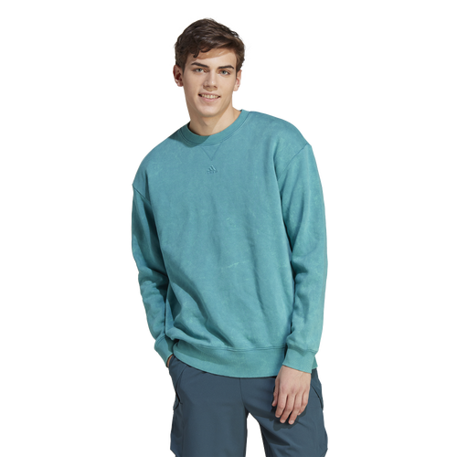 

adidas Mens adidas ALL SZN Long Sleeve Sweatshirt - Mens Arctic Fusion Size L