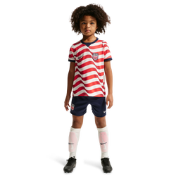 Boys' Grade School - Nike USA Dri-FIT Stadium Home Kit - Sail/Midnight Navy