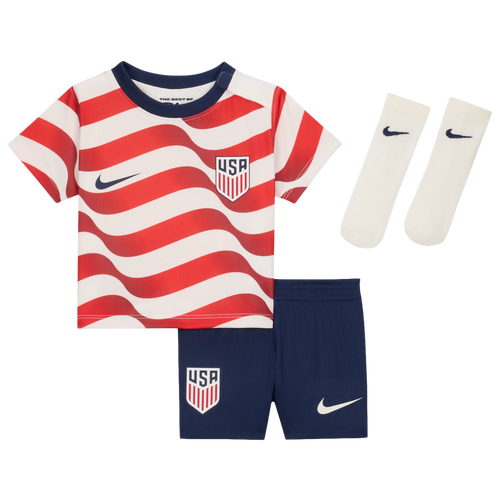 GIRLS - Nike Dri-FIT USA Stadium Home Kit - White/Navy