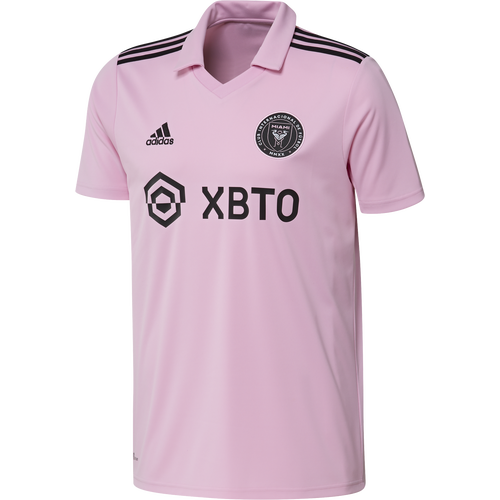 

adidas Mens Los Angeles Lakers adidas 22/23 Inter Miami Replica Home Jersey - Mens True Pink/Black Size M